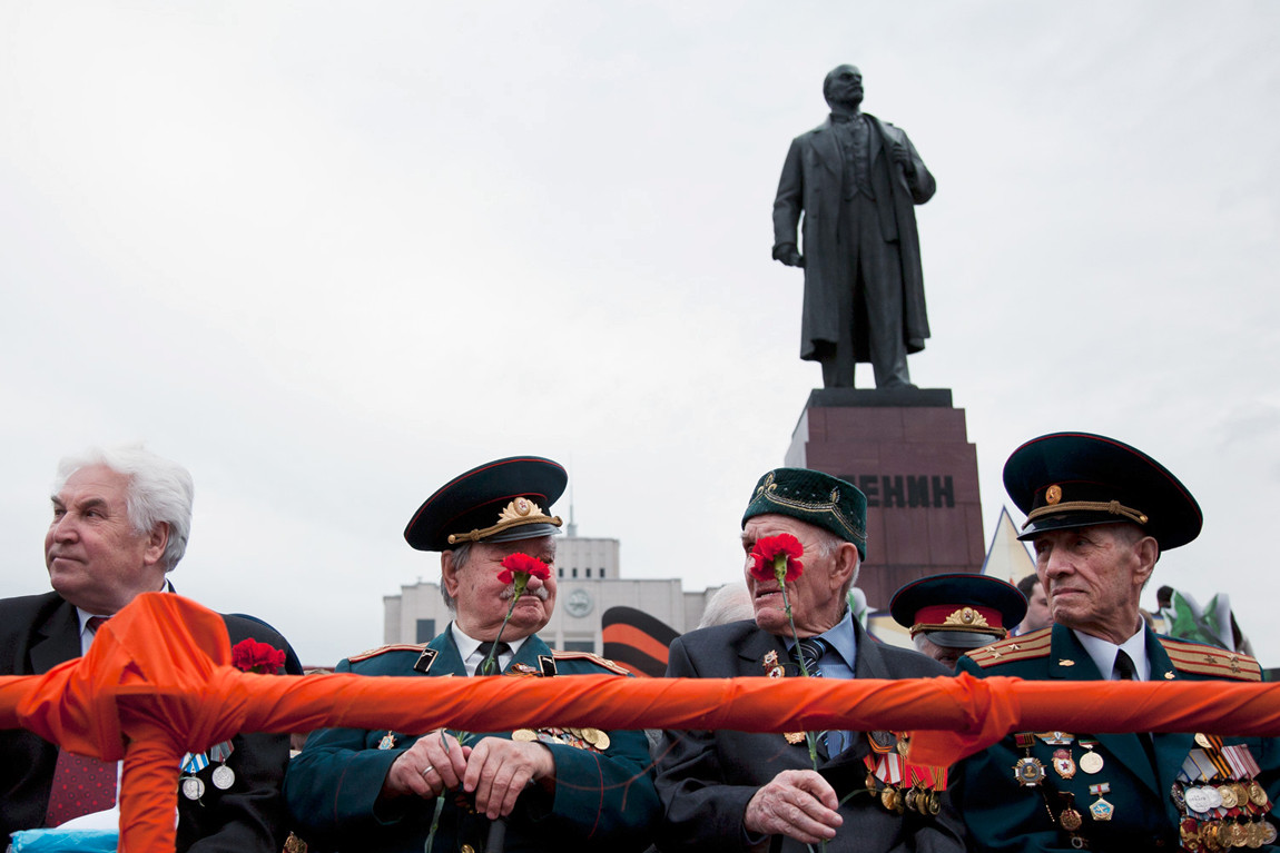 Victory Day, WWII veterans, Kazan, Russia